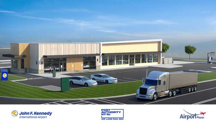JFK Airport breaks ground on parking lot aiming to reduce illegally parked trucks on Queens streets 2