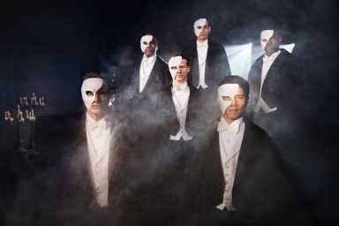 Hugh Panaro, Nik Walker, Jeff Kready, Clay Singer, Telly Leung and Kyle Scatliffe in "Masquerade"