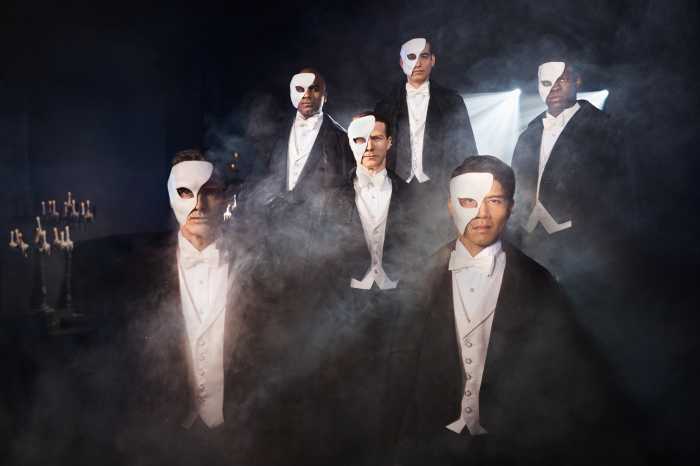 Hugh Panaro, Nik Walker, Jeff Kready, Clay Singer, Telly Leung and Kyle Scatliffe in "Masquerade"