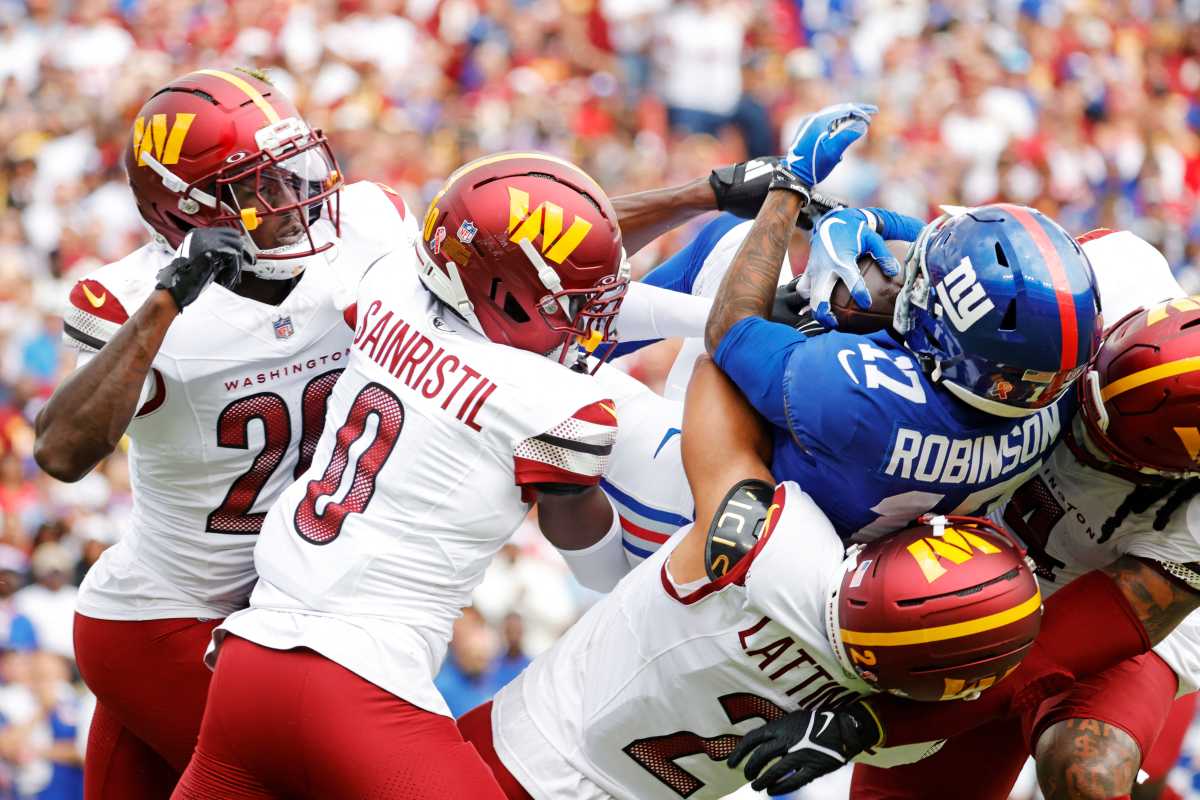 Giants Commanders Wan'Dale Robinson Week 1 2025