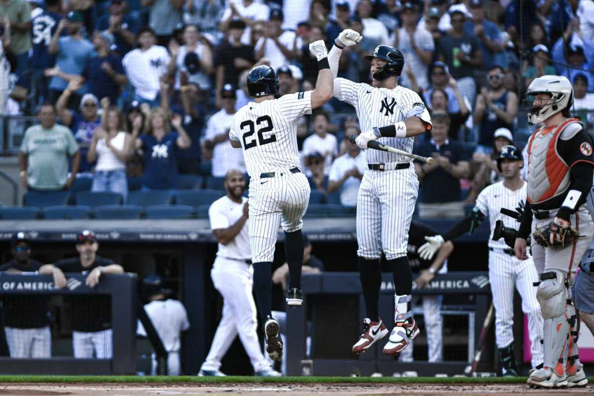 Ben Rice Aaron Judge home run Yankees Orioles