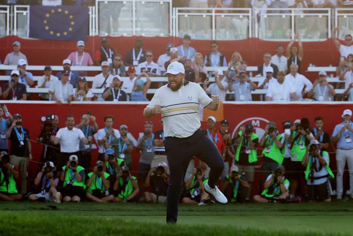 Shane Lowry Ryder Cup Europe wins Bethpage Black