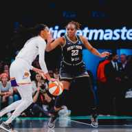 Liberty crumble against Mercury, forced into Game 3 9 September 17th, 2025; New York Liberty fall to the Phoenix Mercury 86-60 in during Round 1 Game 2 of the 2025 WNBA Playoffs at Barclays Center in Brooklyn, NY (Brandon Todd/New York Liberty)
