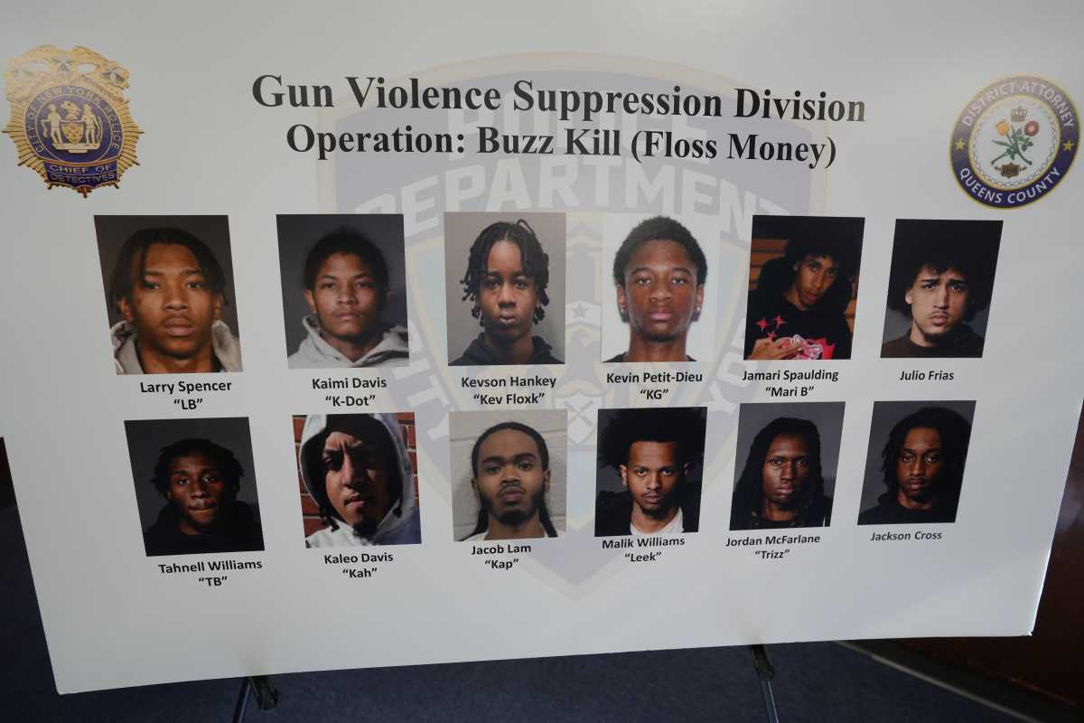 Suspected gang members caught in Queens police operation Buzzkill
