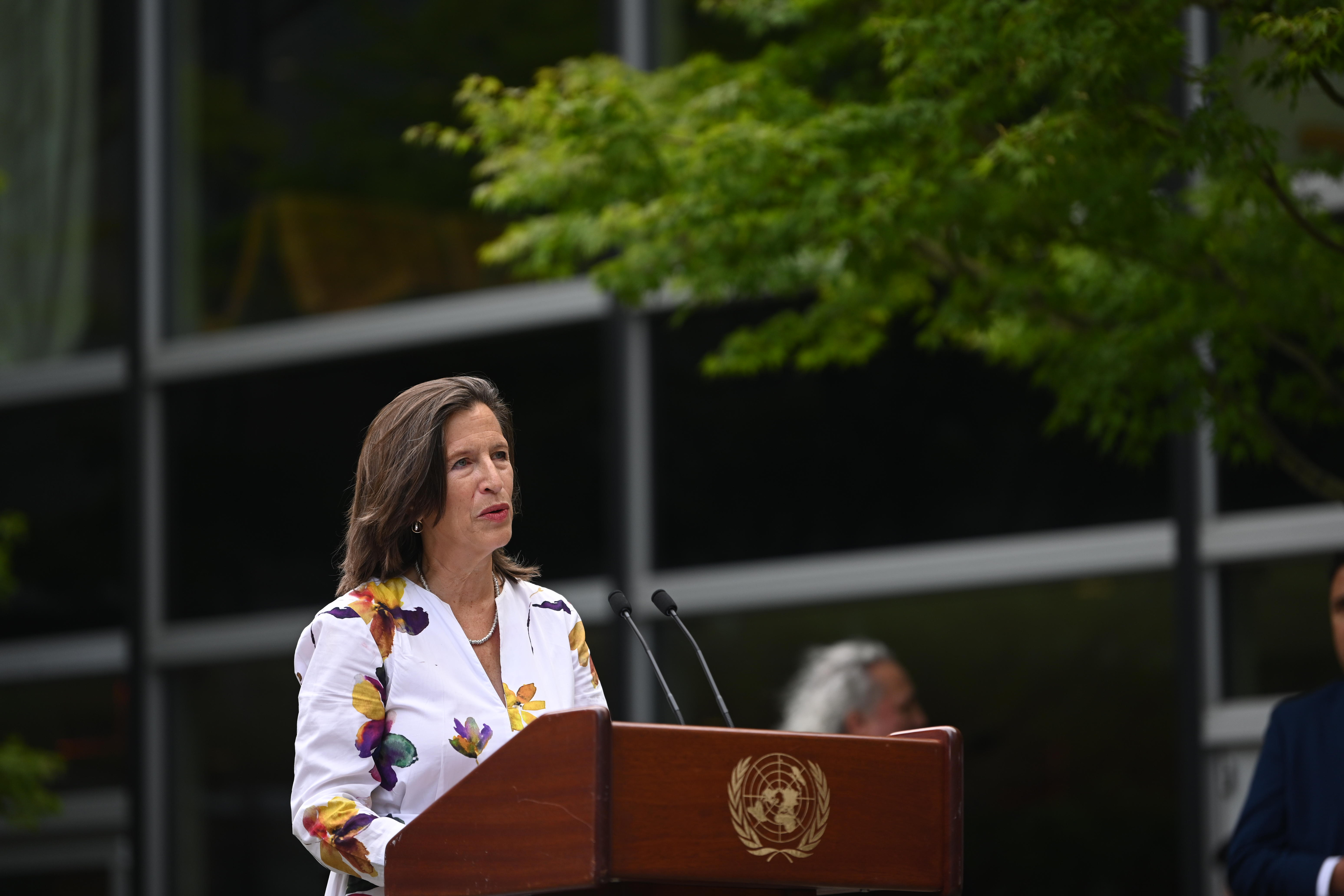 UN Secretary Melissa Flemming.