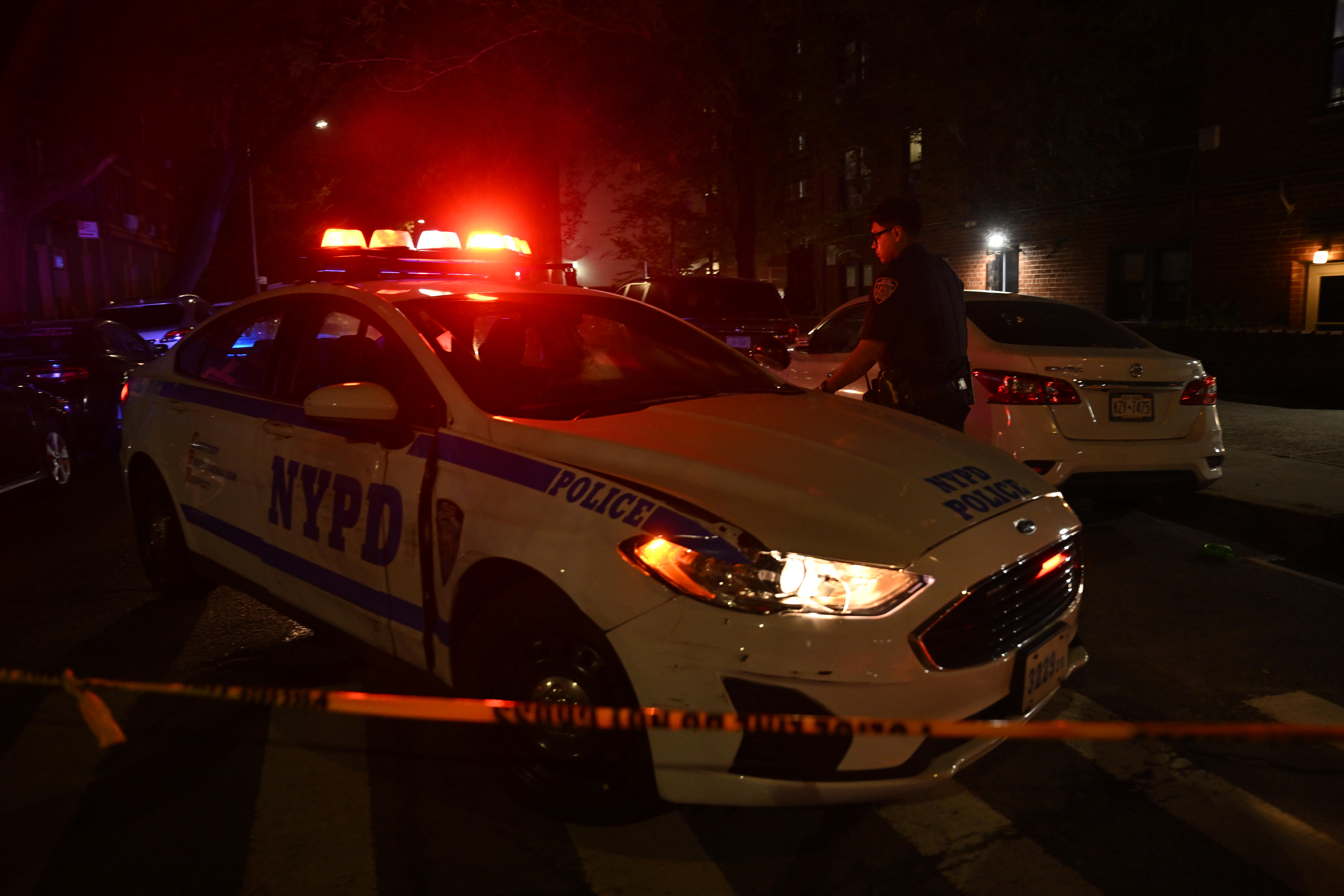 Police from the 70th Precinct investigate a fatal shooting at 85 Crooke Avenue on Sept 17..