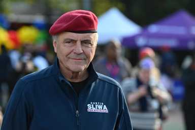 Republican mayoral nominee and Guardian Angels Founder Curtis Sliwa.