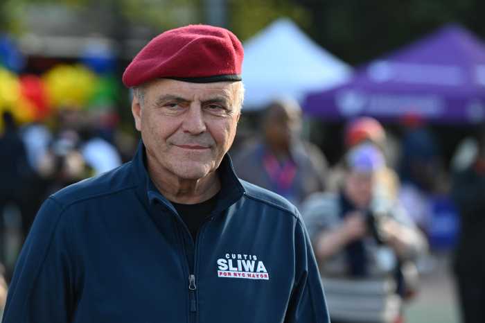 Republican mayoral nominee and Guardian Angels Founder Curtis Sliwa.