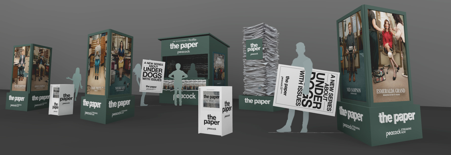 "The Paper" pop-up will take over Flatiron and Rockefeller Plaza.
