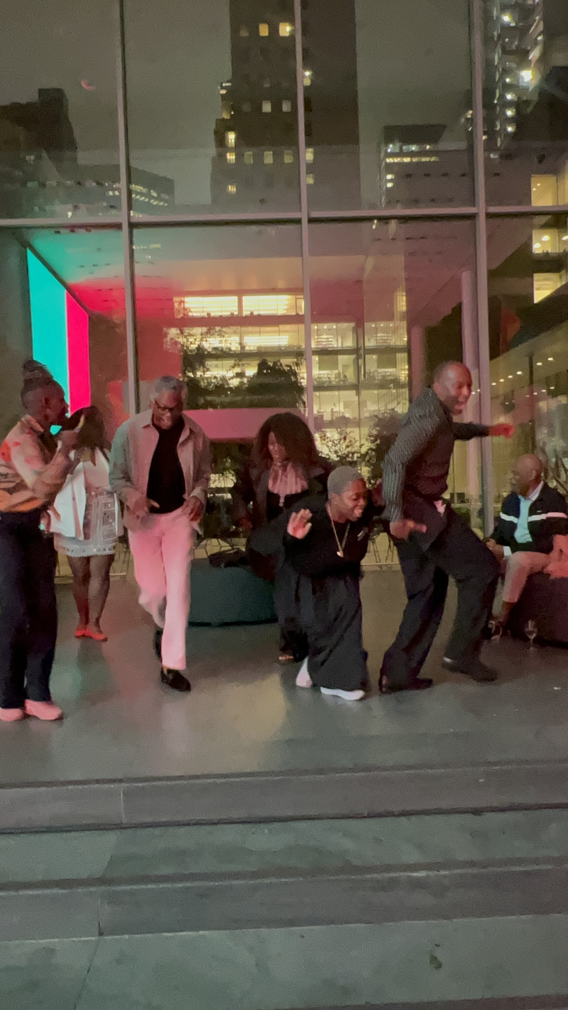 The Black Arts Council gathered at MoMA to celebrate the new sculpture garden display.