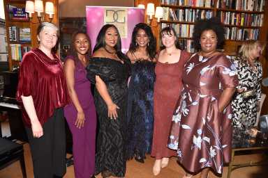 Laura Ward, Inayah Raheem, Hannah Jones, Denyce Graves, Lauren Torey and Symone Harcum attend Kick-Off Celebration for the Upcoming Denyce Graves Foundation Harvest Moon Gala at New York on Sept. 9, 2025.