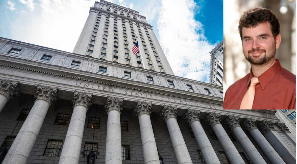 Christopher Ward was arrested Wednesday and charged in Manhattan federal court