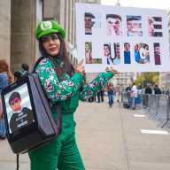 Man accused of trying to free Luigi Mangione pleads not guilty 3 supporter of Luigi Mangione holds up sign outside court