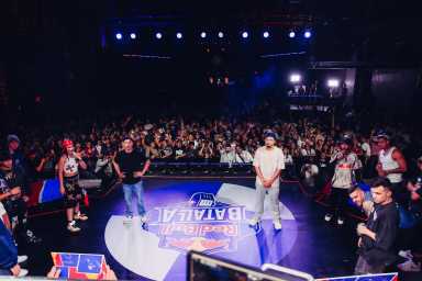 Participants at Red Bull Batalla on September 26, 2025 in Brooklyn, USA.