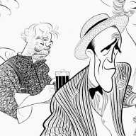 'Strokes of Genius': Al Hirschfeld's famous caricatures celebrated at The Algonquin 10 TV Suite by Al Hirschfeld