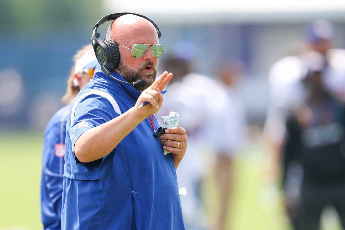 Brian Daboll Giants practice