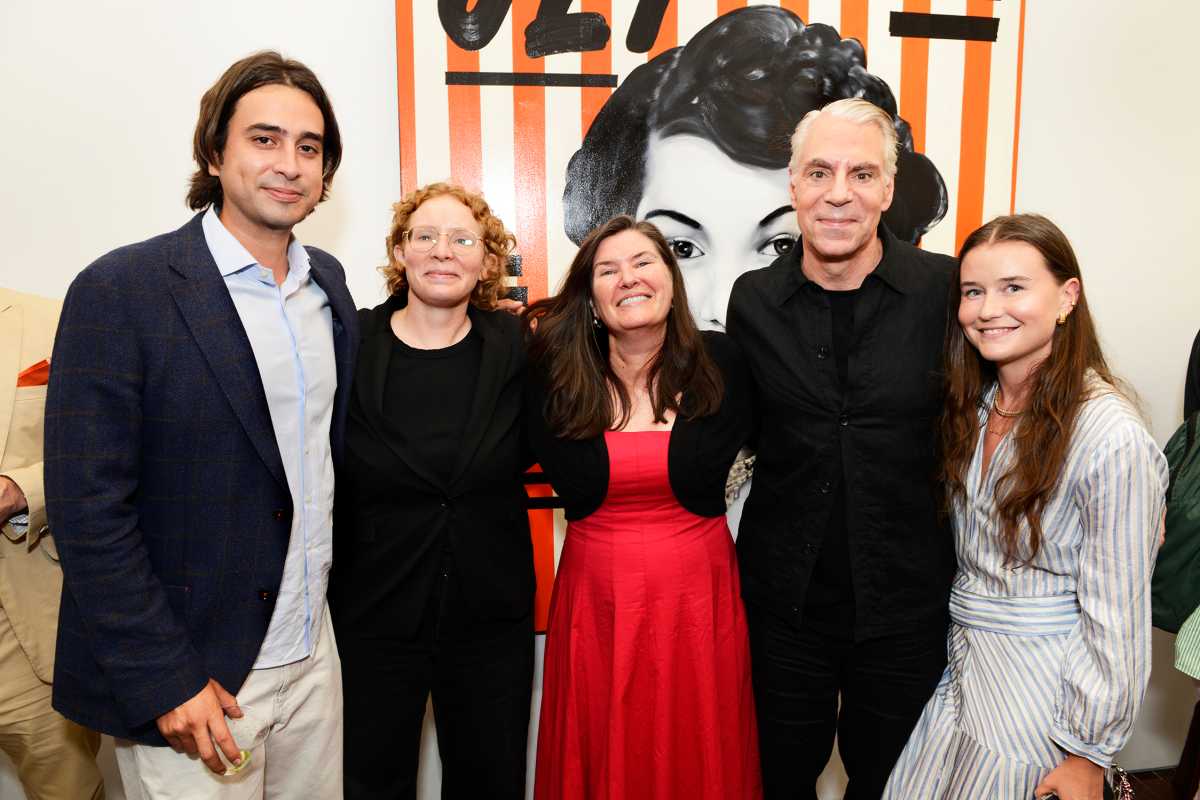 group of Cristin Tierney Gallery staff in Tribeca