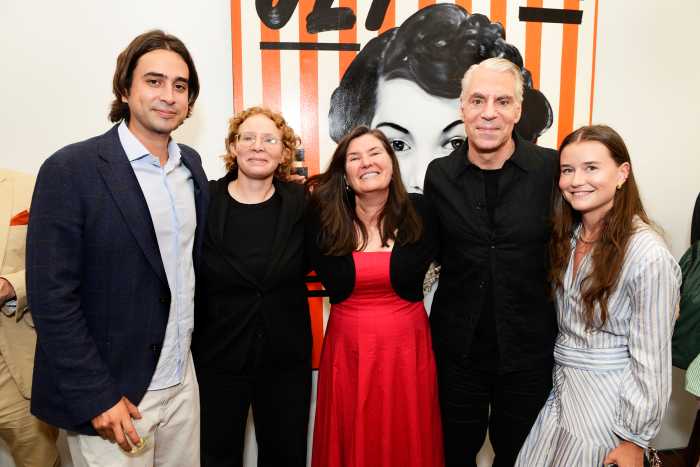 group of Cristin Tierney Gallery staff in Tribeca
