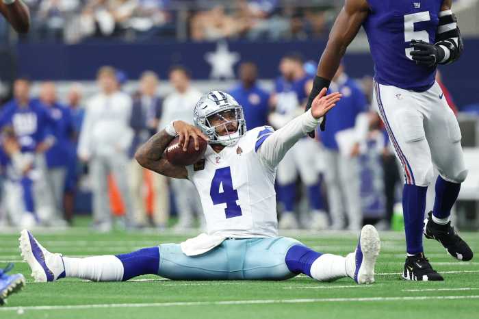 Dak Prescott first down Cowboys Giants