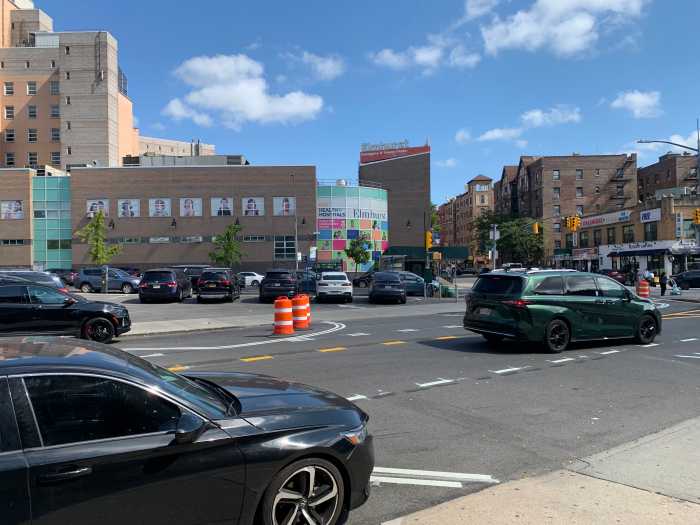 Major Queens street undergoes redesign to become one-way for drivers; new bike lanes to be added 3 hospital in Queens during the day