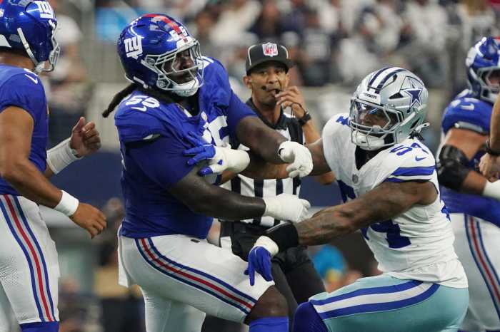James Hudson Giants Cowboys
