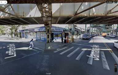 a Queens intersection during the day