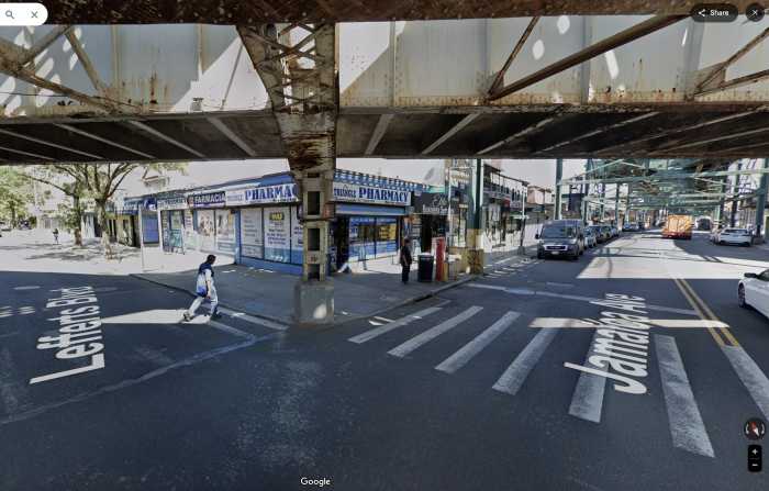 a Queens intersection during the day