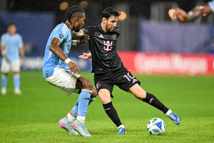 Lionel Messi NYCFC Andres Perea
