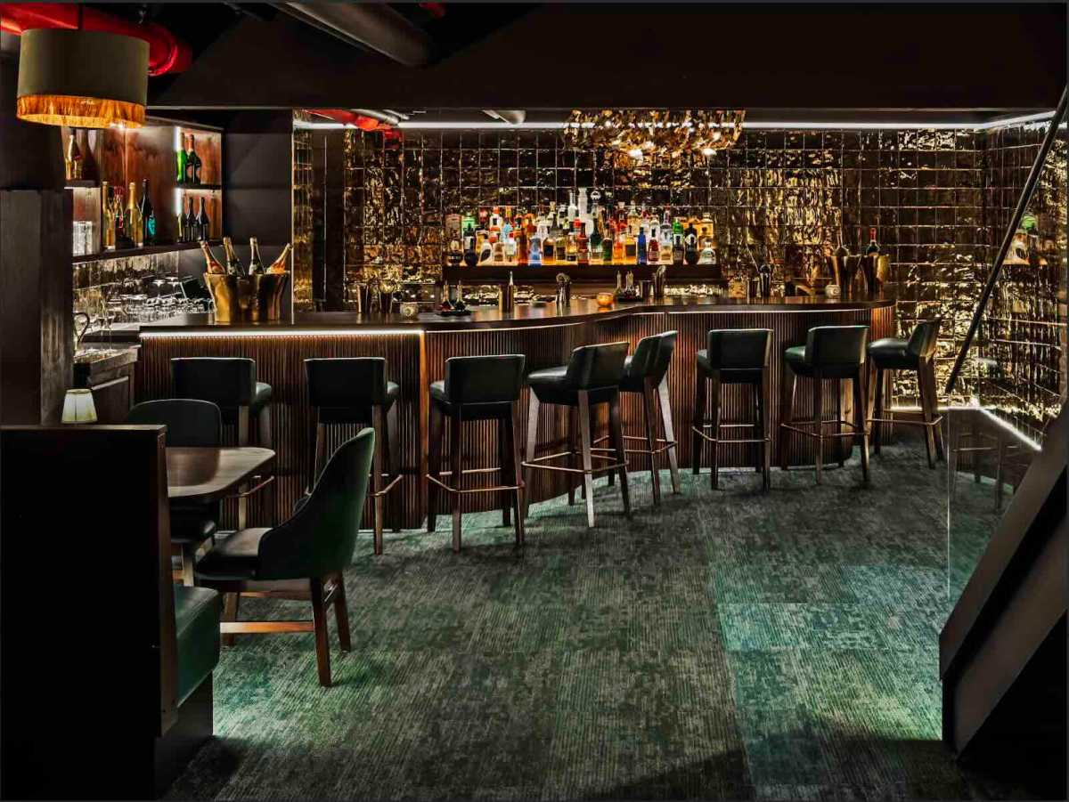 bar at mission ceviche in Manhattan
