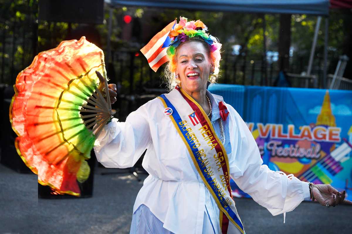 A royal visit from Doris Nelva Martinez, queen of the Bronx Puerto Rican Day Parade in 2024