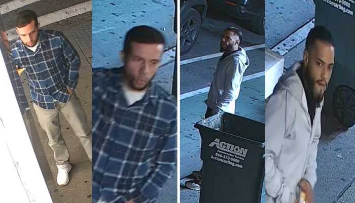 Hate crimes detectives are on the hunt for two men who shouted anti-immigration slurs at a man before assaulting him in Manhattan earlier this month.