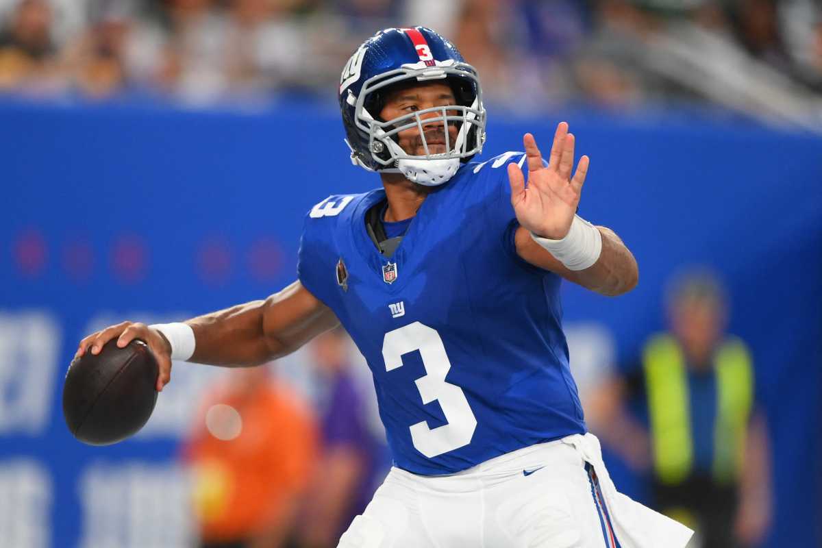Russell Wilson Giants preseason