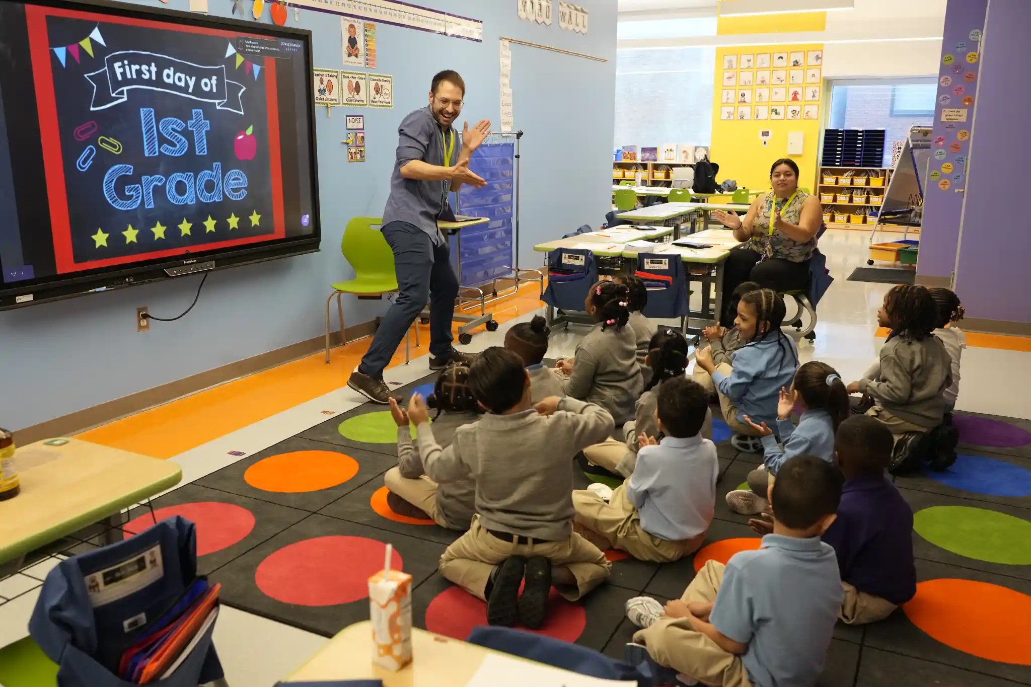 Zeta Queens Jamaica Elementary School celebrated its first day of school