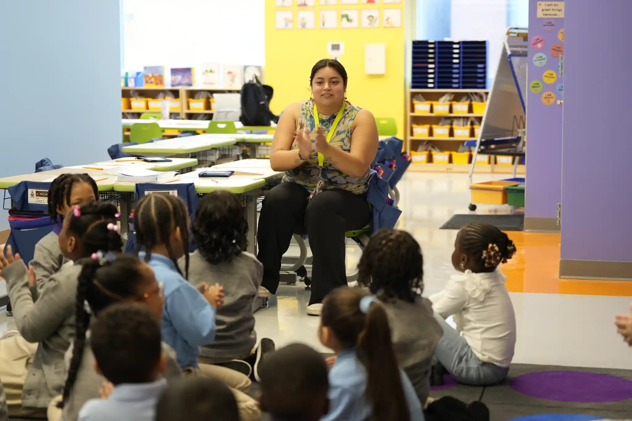 Zeta Queens Jamaica Elementary School celebrated its first day of school