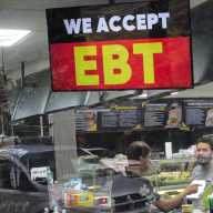 'True hunger crisis' in the making as 1.8 million NYC residents face SNAP funding freeze next month 5 A sign in the window of a grocery in Chelsea in New York announces that the convenience store accepts SNAP EBT (electronic benefit transfer) funds, seen on Monday, July 29, 2024.