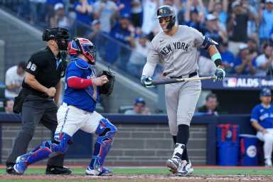 Aaron Judge strikeout Yankees Blue Jays Game 2