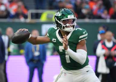 Justin FIelds Jets Broncos London