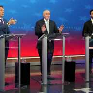 NYC MAYOR'S DEBATE: Mamdani and Cuomo get personal, Sliwa hits them both in fierce showdown 8 Three candidates on NYC Mayor's Debate stage cuomo mamdani sliwa