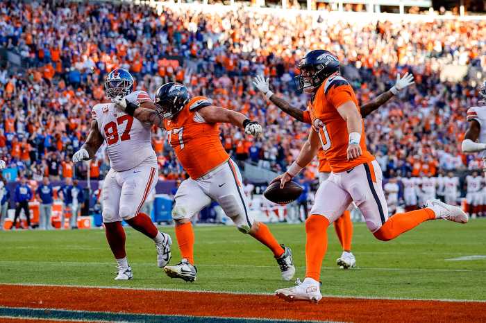 Bo Nix touchdown Giants Broncos