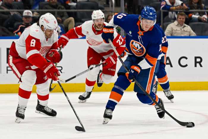 Simon Holmstrom Islanders Red Wings
