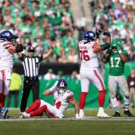 Cam Skattebo injury: Giants RB suffers severe ankle injury in Week 8 vs. Eagles 14 Cam Skattebo injury Giants Eagles