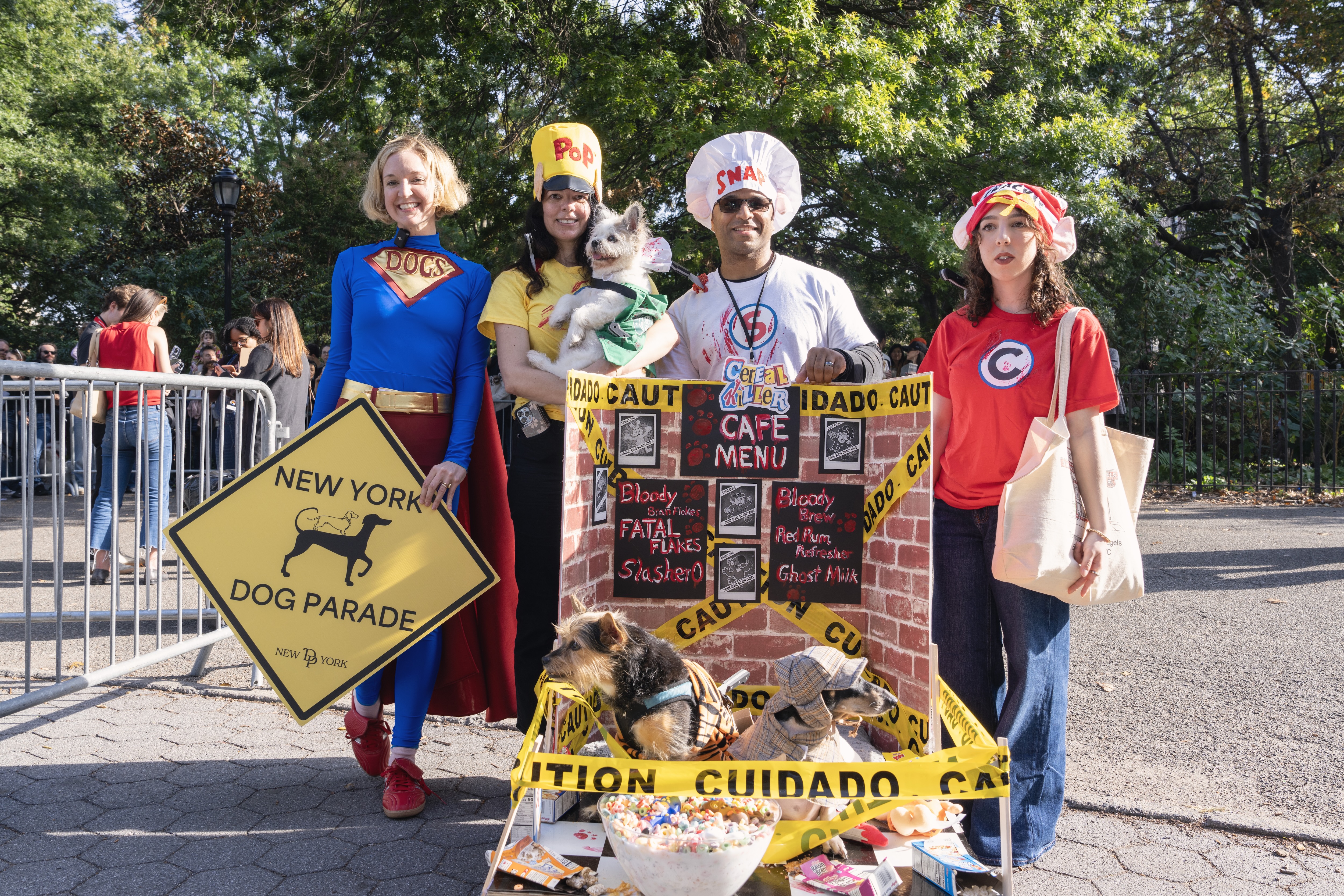 What the dogs wore to the 35th Tompkins Square Halloween Dog Parade 8 The winners of the costume contest.