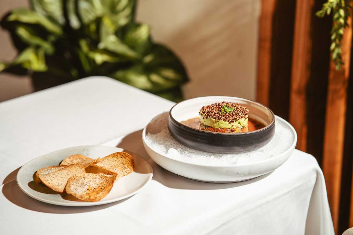 Pulpería Latin Mediterranean Kitchen's Aegan Trout Tartare.