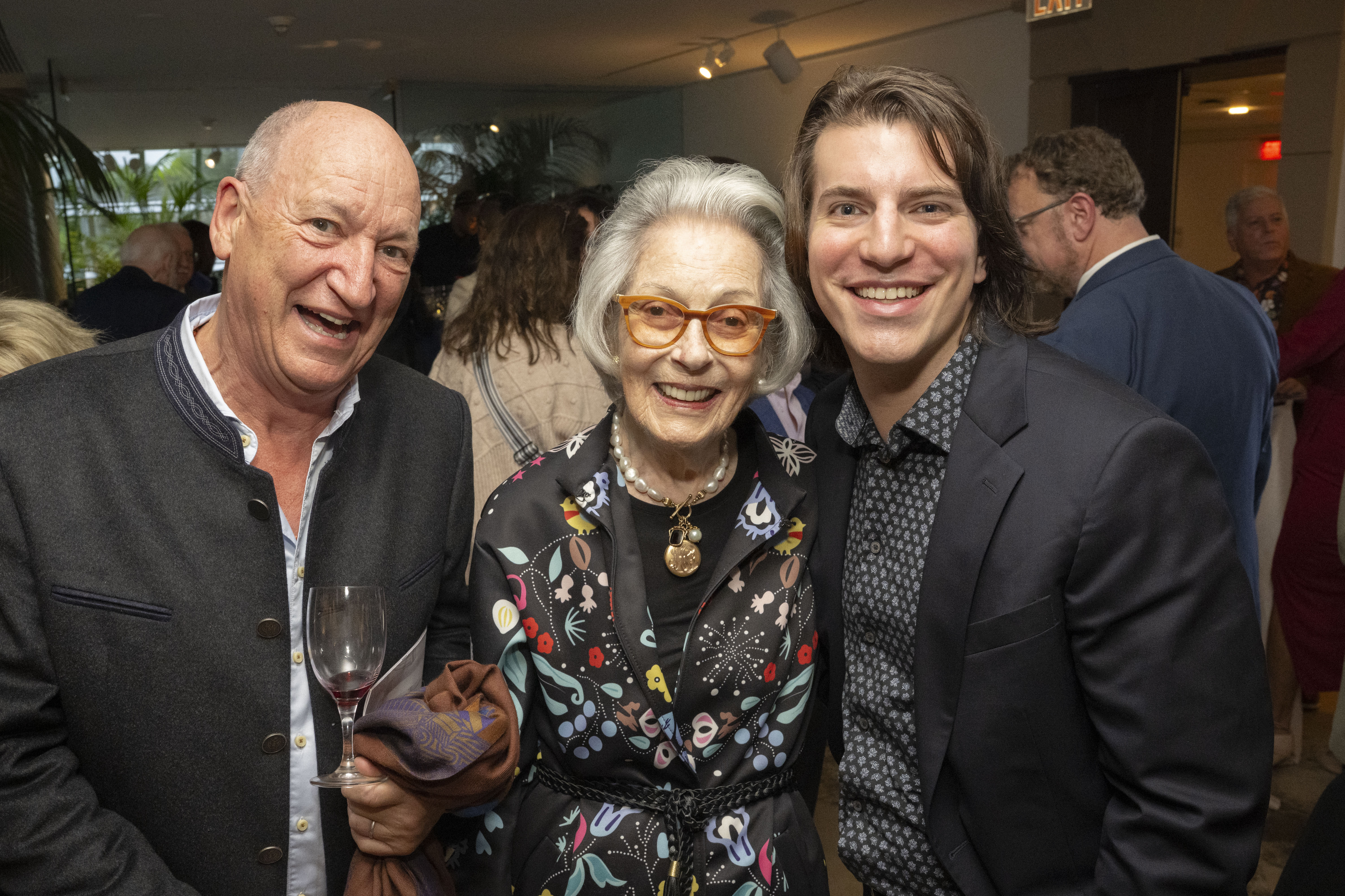 Andrew Hawkins, Barbara Tober and Llewellyn Sánchez-Werner attend Musical Bodies Preview at The Met at The Metropolitan Museum of Art on October 14, 2025 in New York. 