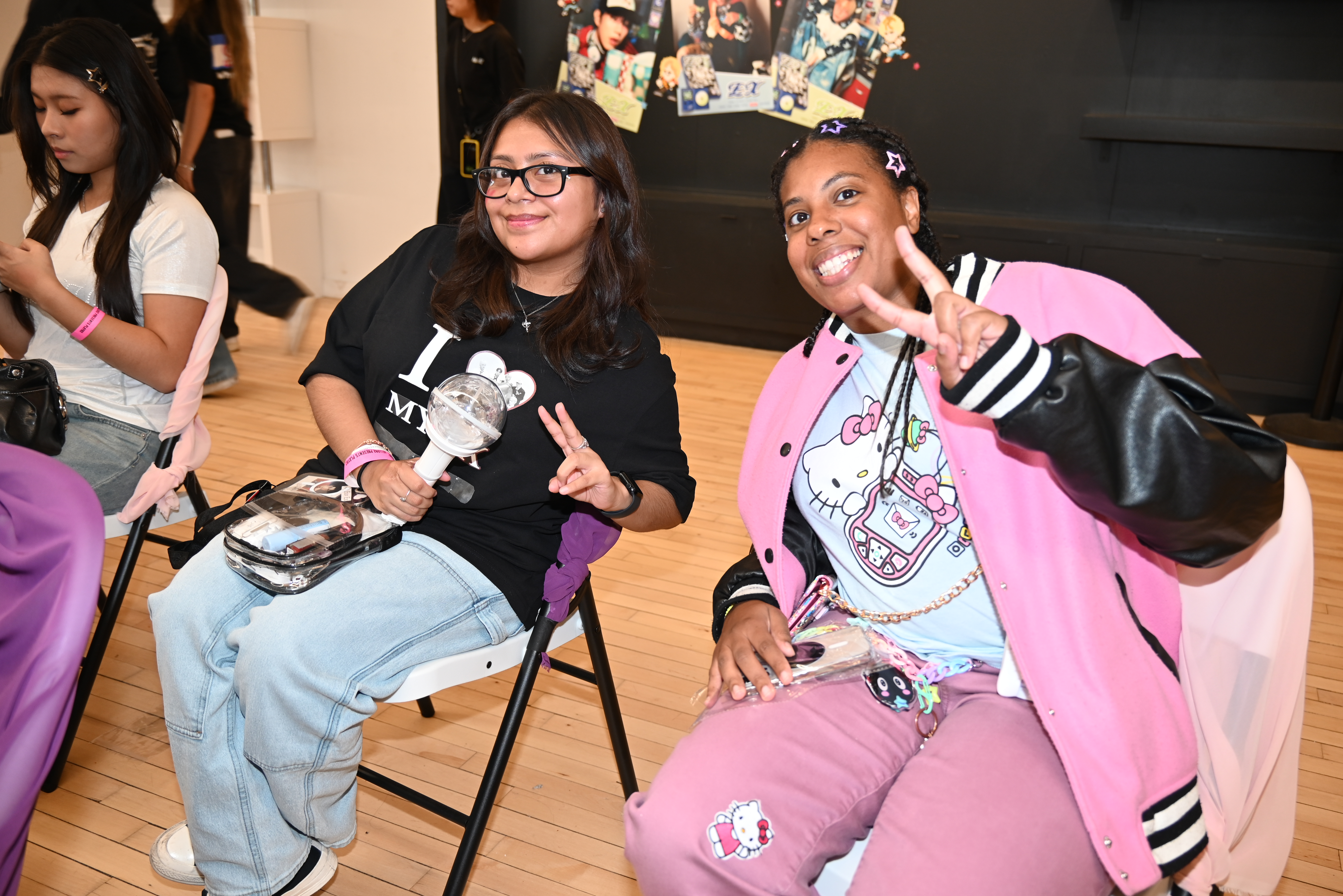 Bronx natives Emely Galiana and Brittany Butler were excited to meet P1Harmony