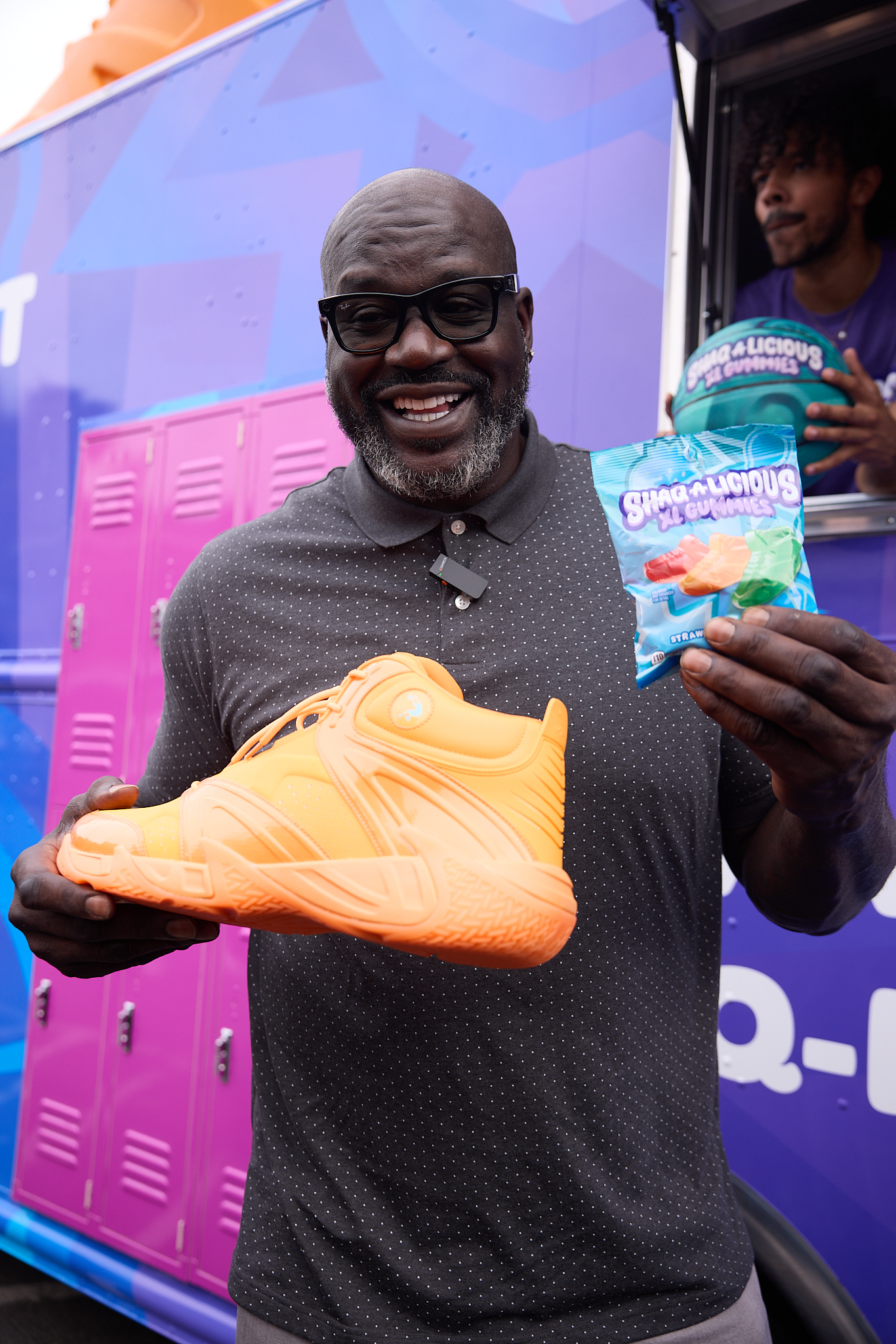 Shaquille O’Neal surprises fans with exclusive sneakers, taking to NYC basketball courts in the Shaq-A-Licious truck 8 Shaquille O'Neal