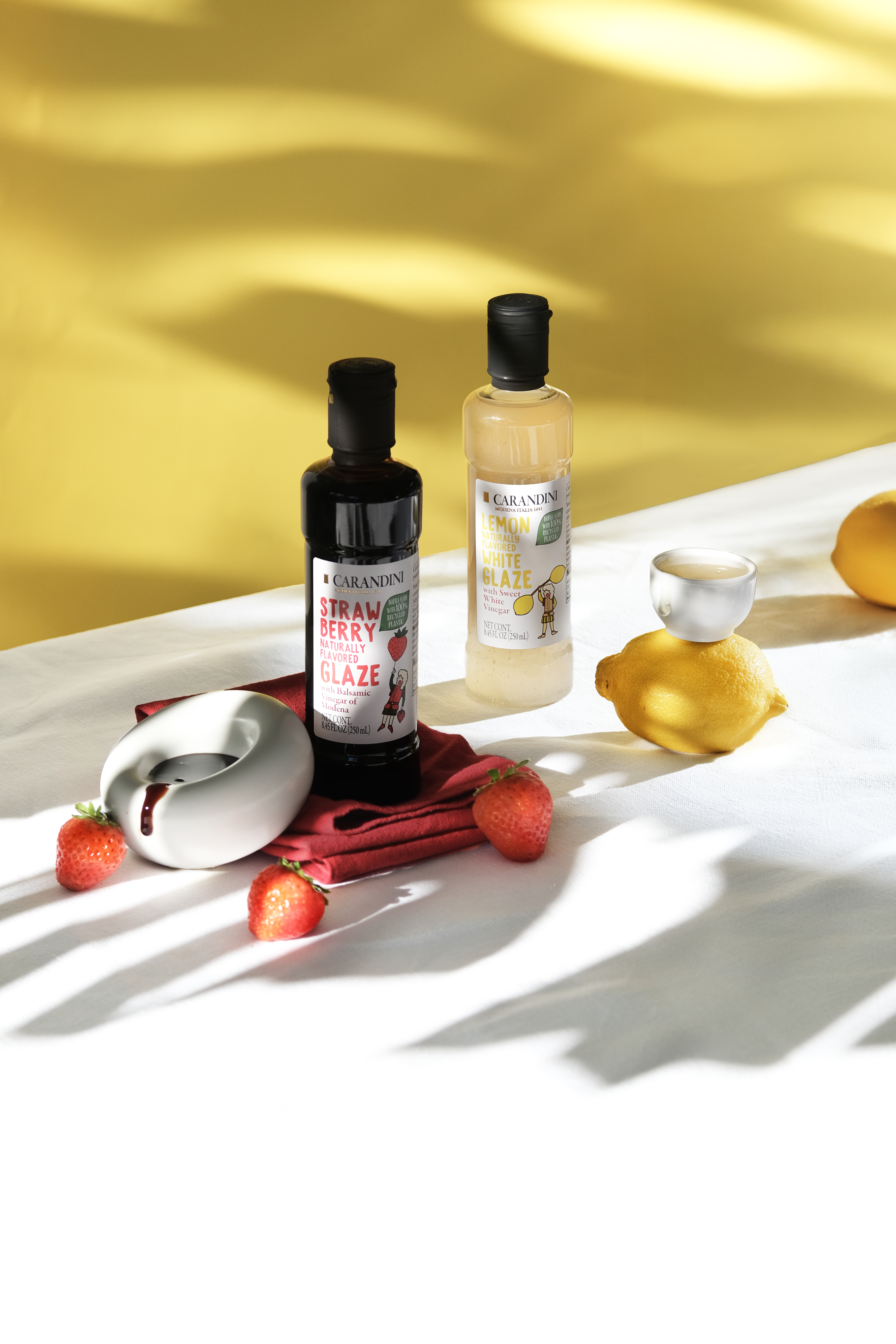 Italian-based balsamic vinegar company Carandini debuts in the US 2 Carandini's Strawberry and Lemon Glazes