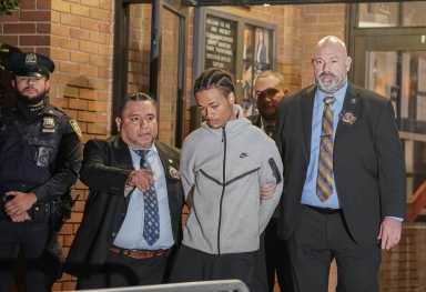 Teen surrenders to police in murder of autistic man at Bronx park 1 suspect in Bronx murder surrenders to police at perp walk