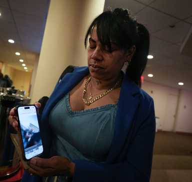 woman shows video of ICE abducting her husband