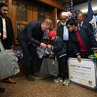 Sons of NYPD officer killed in Midtown mass shooting receive full scholarships from NFL and Folds of Honor 6 NFL commissioner awards scholarship to son of officer slain in Midtown Mass shooting